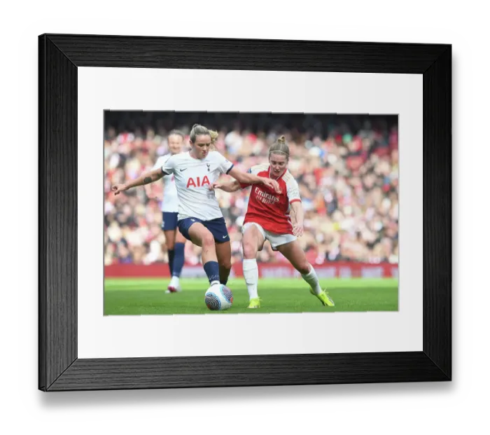 Framed Print : Arsenal FC v Tottenham Hotspur - Barclays Women´s Super League Arsenal FC v Tottenham Hotspur - Barclays Women´s Super League