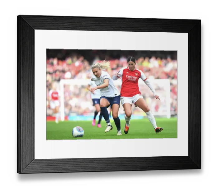 Framed Print : Arsenal FC v Tottenham Hotspur - Barclays Women´s Super League Arsenal FC v Tottenham Hotspur - Barclays Women´s Super League