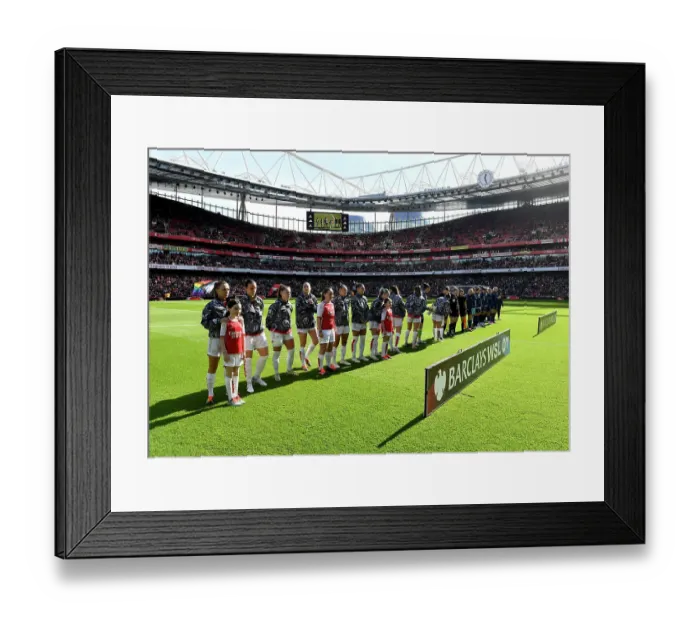 Framed Print : Arsenal FC v Tottenham Hotspur - Barclays Women´s Super League Arsenal FC v Tottenham Hotspur - Barclays Women´s Super League