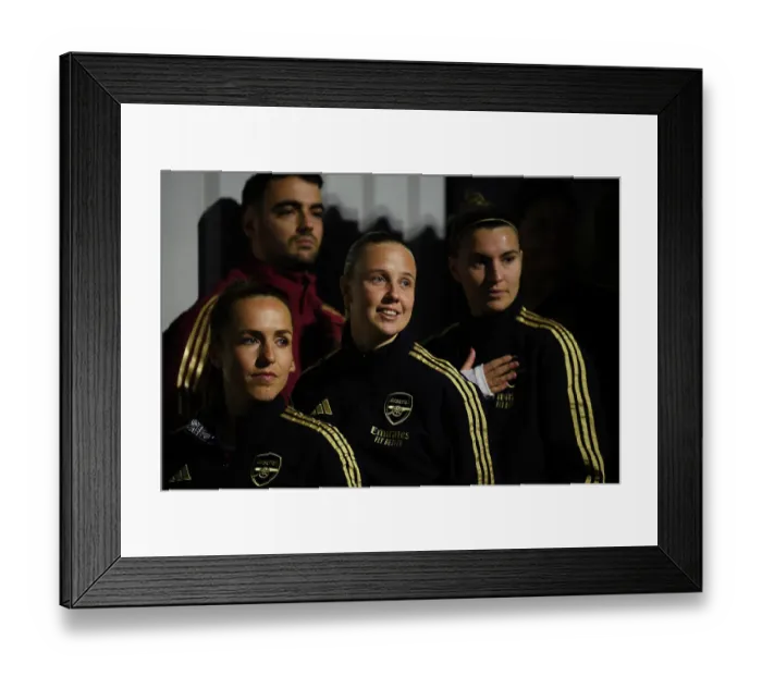 Framed Print : Arsenal v Aston Villa - FA Women's Continental Tyres League Cup Semi Final
