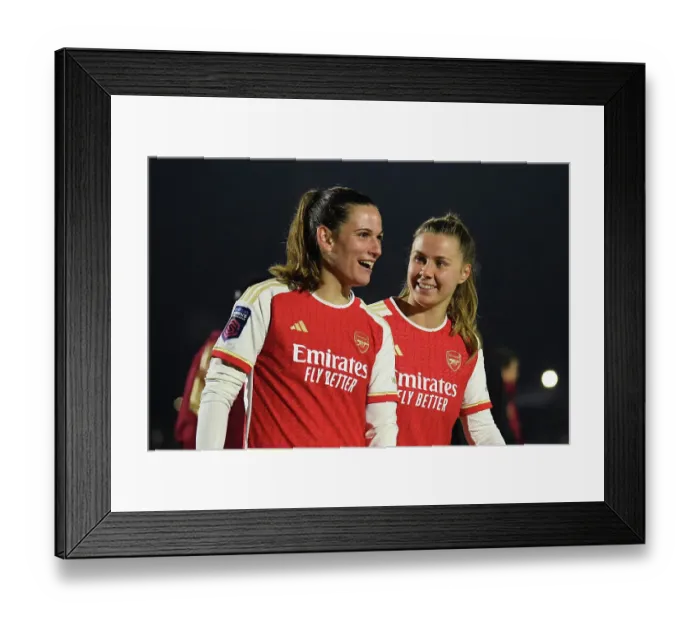 Framed Print : Arsenal v Aston Villa - FA Women's Continental Tyres League Cup Semi Final