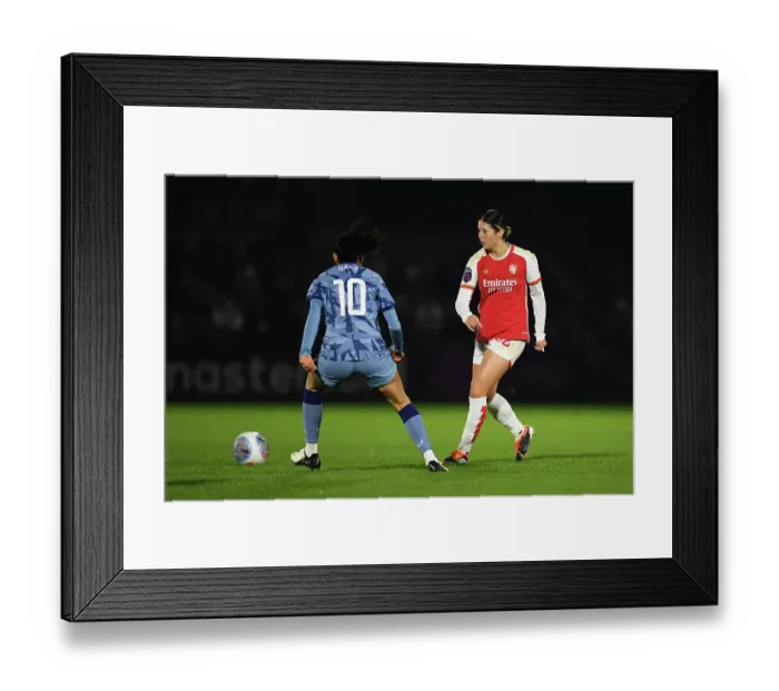 Framed Print : Arsenal v Aston Villa - FA Women's Continental Tyres League Cup Semi Final