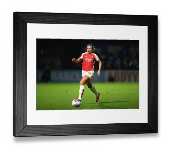 Framed Print : Arsenal v Aston Villa - FA Women's Continental Tyres League Cup Semi Final