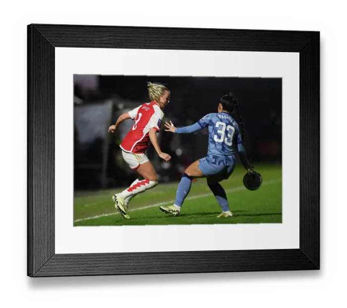 Framed Print : Arsenal v Aston Villa - FA Women's Continental Tyres League Cup Semi Final