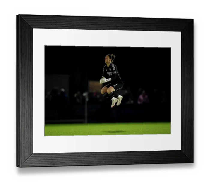 Framed Print : Arsenal v Aston Villa - FA Women's Continental Tyres League Cup Semi Final