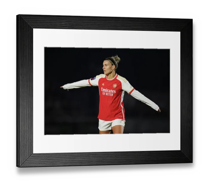 Framed Print : Arsenal v Aston Villa - FA Women's Continental Tyres League Cup Semi Final