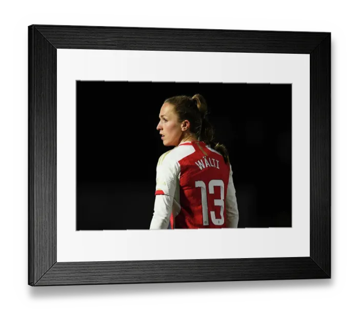 Framed Print : Arsenal v Aston Villa - FA Women's Continental Tyres League Cup Semi Final