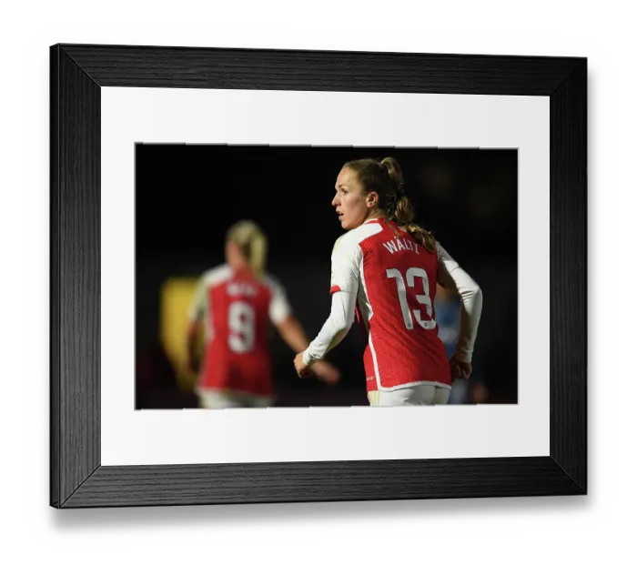 Framed Print : Arsenal v Aston Villa - FA Women's Continental Tyres League Cup Semi Final
