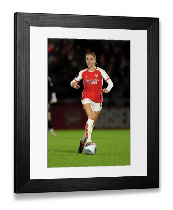 Framed Print : Arsenal v Aston Villa - FA Women's Continental Tyres League Cup Semi Final