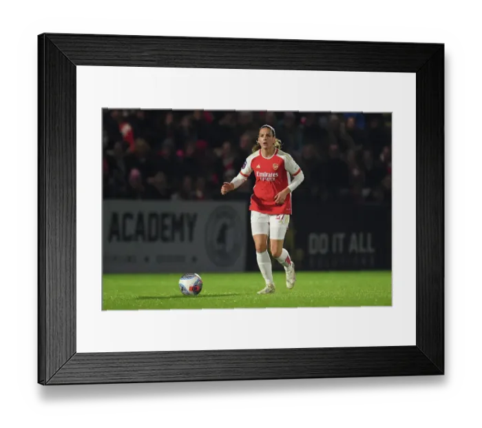 Framed Print : Arsenal v Aston Villa - FA Women's Continental Tyres League Cup Semi Final
