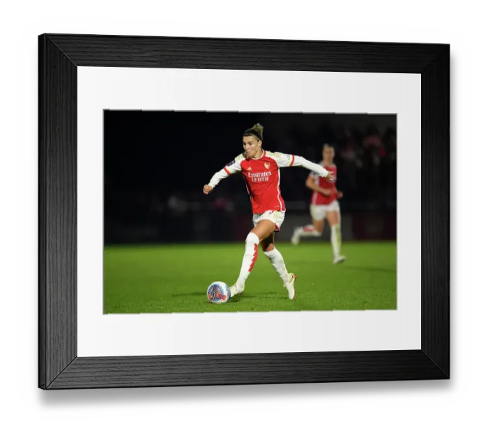 Framed Print : Arsenal v Aston Villa - FA Women's Continental Tyres League Cup Semi Final