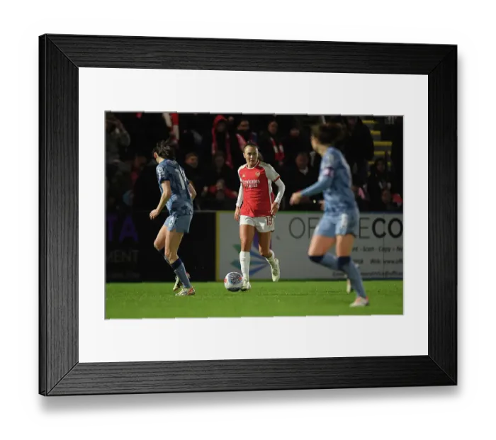 Framed Print : Arsenal v Aston Villa - FA Women's Continental Tyres League Cup Semi Final
