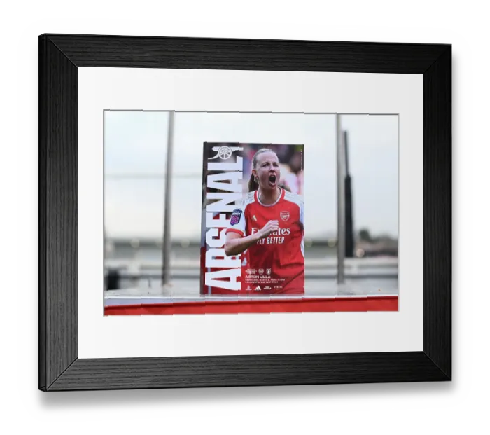 Framed Print : Arsenal v Aston Villa - FA Women's Continental Tyres League Cup Semi Final