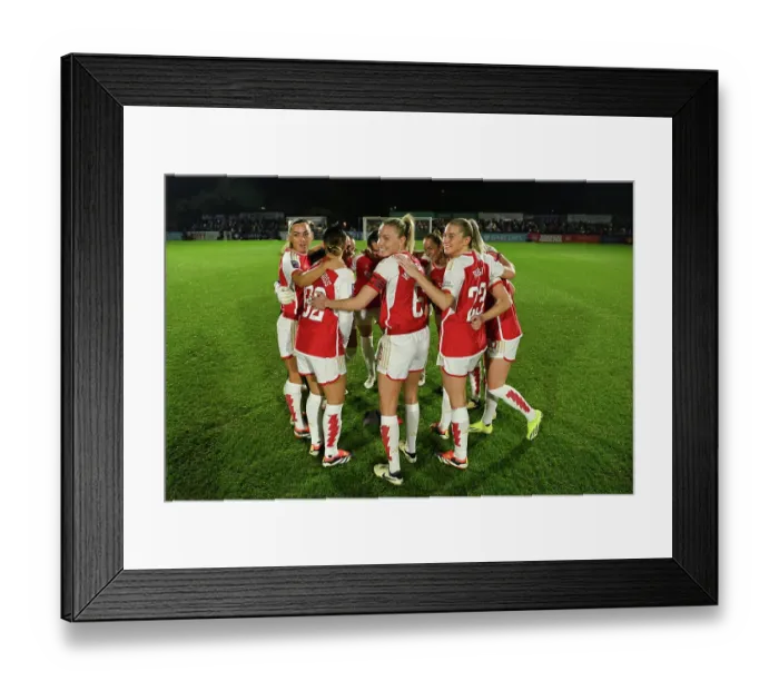 Framed Print : Arsenal v Aston Villa - FA Women's Continental Tyres League Cup Semi Final