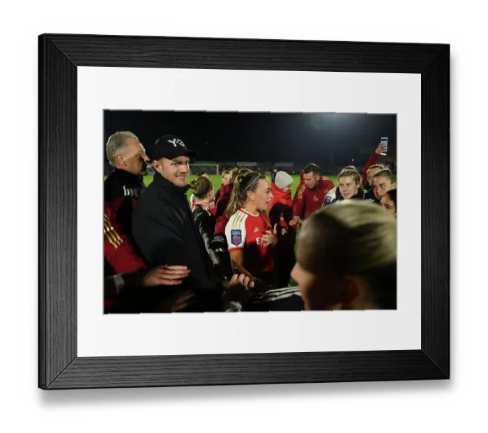 Framed Print : Arsenal v Aston Villa - FA Women's Continental Tyres League Cup Semi Final