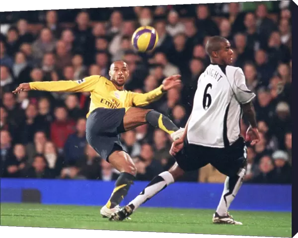 Thierry Henry (Arsenal) Zat Knight (Fulham)