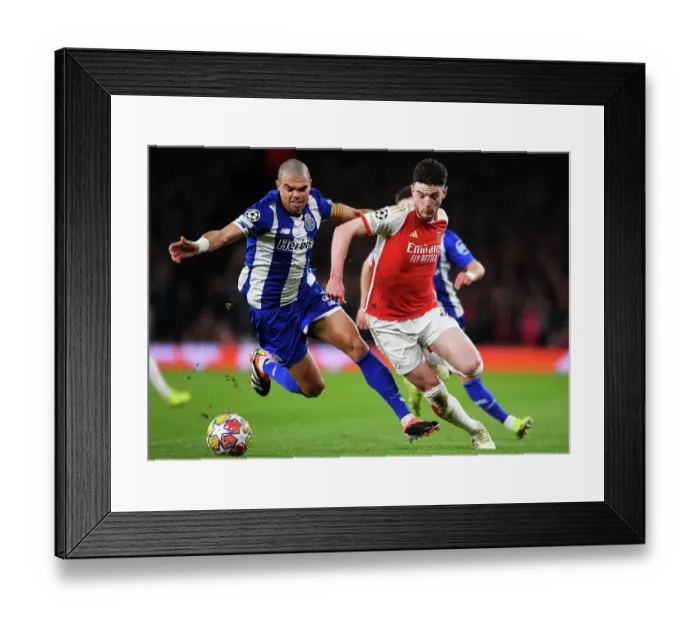Framed Print : Arsenal FC v FC Porto: Round of 16 Second Leg - UEFA Champions League 2023 / 24