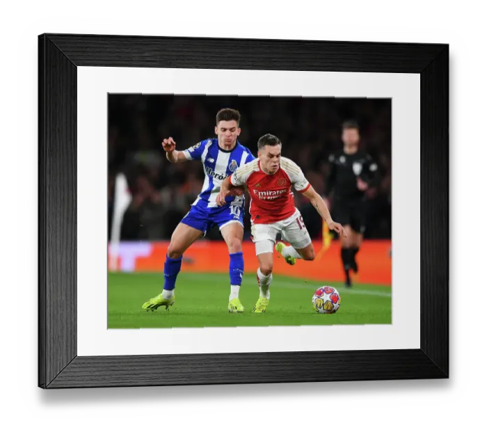 Framed Print : Arsenal FC v FC Porto: Round of 16 Second Leg - UEFA Champions League 2023 / 24