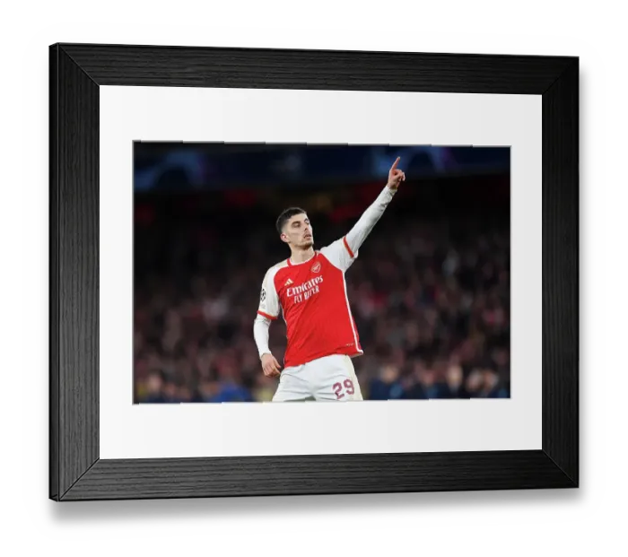 Framed Print : Arsenal FC v FC Porto: Round of 16 Second Leg - UEFA Champions League 2023 / 24