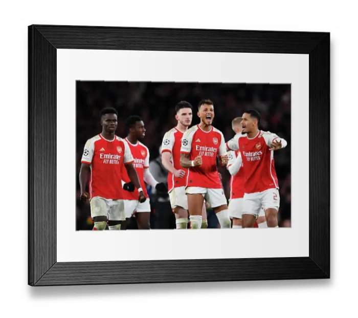Framed Print : Arsenal FC v FC Porto: Round of 16 Second Leg - UEFA Champions League 2023 / 24
