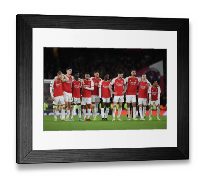 Framed Print : Arsenal FC v FC Porto: Round of 16 Second Leg - UEFA Champions League 2023 / 24