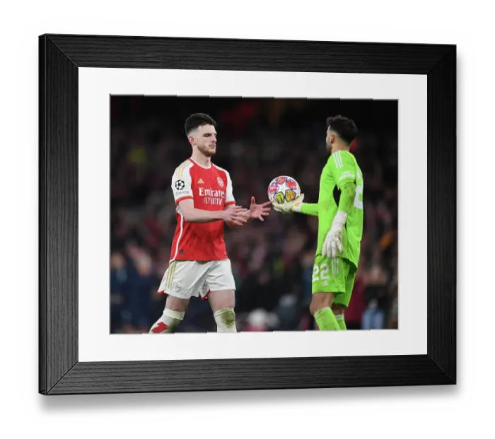 Framed Print : Arsenal FC v FC Porto: Round of 16 Second Leg - UEFA Champions League 2023 / 24