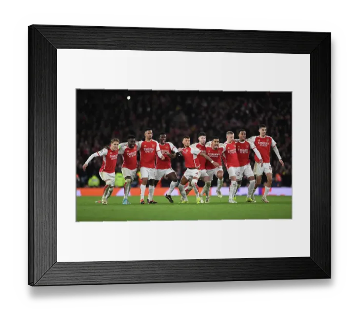 Framed Print : Arsenal FC v FC Porto: Round of 16 Second Leg - UEFA Champions League 2023 / 24