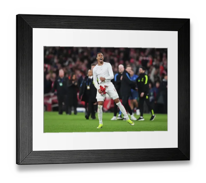 Framed Print : Arsenal FC v FC Porto: Round of 16 Second Leg - UEFA Champions League 2023 / 24