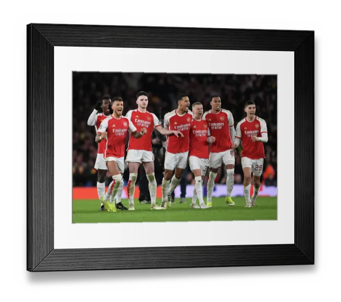 Framed Print : Arsenal FC v FC Porto: Round of 16 Second Leg - UEFA Champions League 2023 / 24