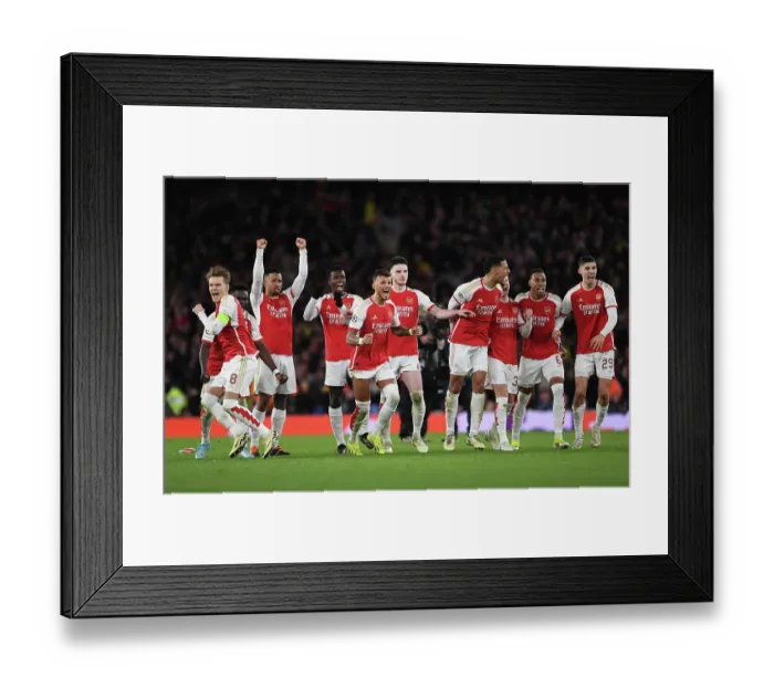 Framed Print : Arsenal FC v FC Porto: Round of 16 Second Leg - UEFA Champions League 2023 / 24