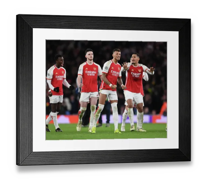 Framed Print : Arsenal FC v FC Porto: Round of 16 Second Leg - UEFA Champions League 2023 / 24