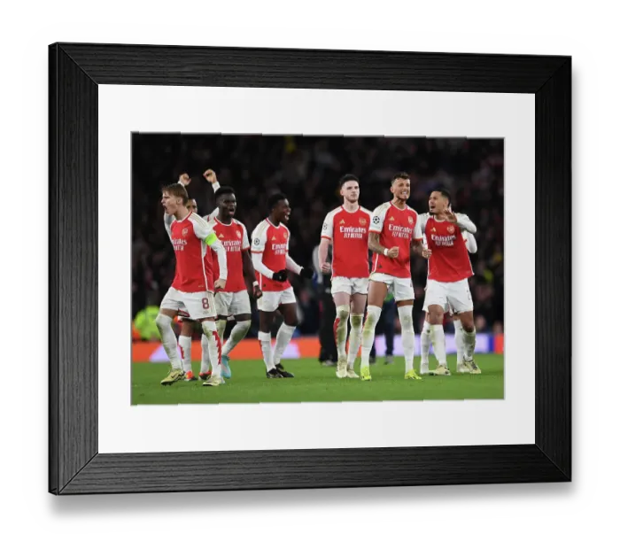 Framed Print : Arsenal FC v FC Porto: Round of 16 Second Leg - UEFA Champions League 2023 / 24