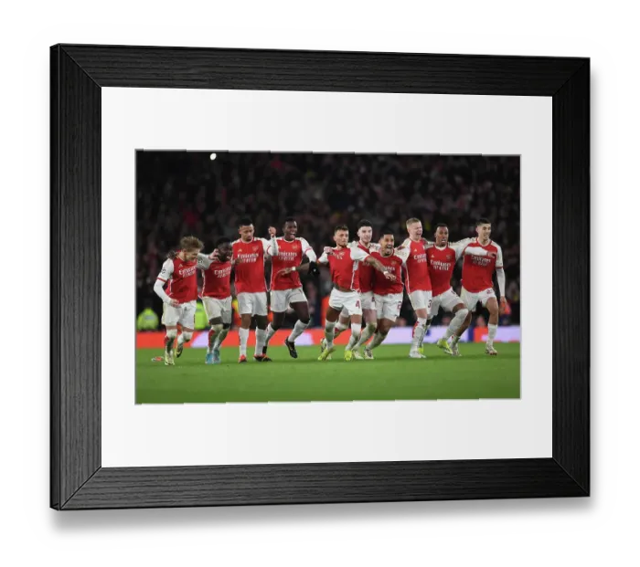 Framed Print : Arsenal FC v FC Porto: Round of 16 Second Leg - UEFA Champions League 2023 / 24