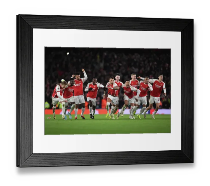 Framed Print : Arsenal FC v FC Porto: Round of 16 Second Leg - UEFA Champions League 2023 / 24