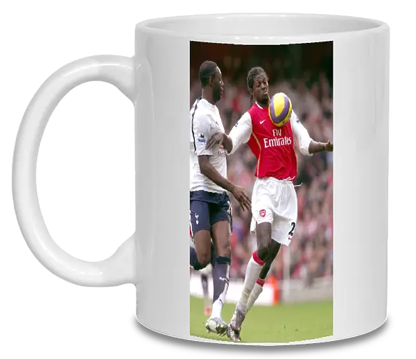 Emmanuel Adebayor (Arsenal) Ledley King (Tottenham)