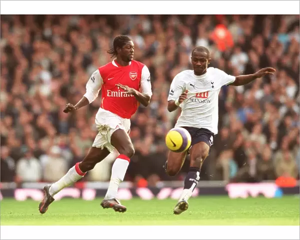 Emmanuel Adebayor (Arsenal) Didier Zakora (Tottenham)