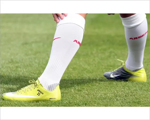 Andrey Arshavin (Arsenal) boots. Barnet 0: 4 Arsenal. Pre Season Friendly