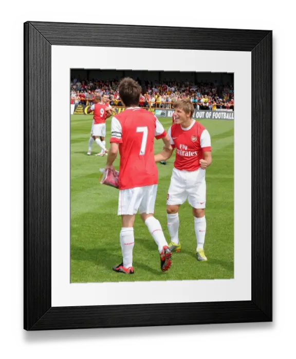 Framed Print : Andrey Arshavin and Tomas Rosicky (Arsenal). Barnet 0: 4 Arsenal, Pre season friendly Framed Print : Andrey Arshavin and Tomas Rosicky (Arsenal). Barnet 0: 4 Arsenal, Pre season friendly