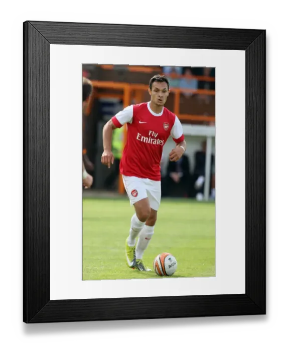 Framed Print : Nacer Barazite's Brilliant Performance: Arsenal Crush Barnet 4-0 in Pre-Season Friendly Framed Print : Nacer Barazite's Brilliant Performance: Arsenal Crush Barnet 4-0 in Pre-Season Friendly
