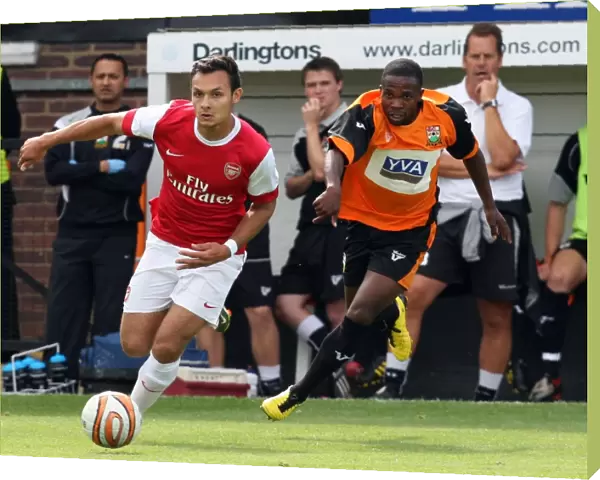 Nacer Barazite (Arsenal). Barnet 0: 4 Arsenal. Pre Season Friendly. Underhill