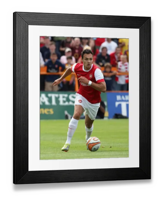 Framed Print : Arsenal's Nacer Barazite Shines in 4-0 Pre-Season Victory over Barnet Framed Print : Arsenal's Nacer Barazite Shines in 4-0 Pre-Season Victory over Barnet