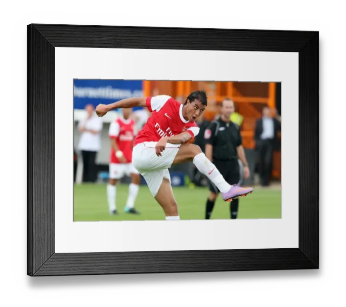 Framed Print : Marouane Chamakh's Brace: Arsenal Crush Barnet 4-0 in Pre-Season Friendly Framed Print : Marouane Chamakh's Brace: Arsenal Crush Barnet 4-0 in Pre-Season Friendly
