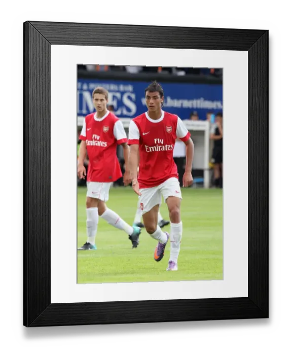 Framed Print : Marouane Chamakh's Brace Leads Arsenal to 4-0 Pre-Season Win over Barnet Framed Print : Marouane Chamakh's Brace Leads Arsenal to 4-0 Pre-Season Win over Barnet