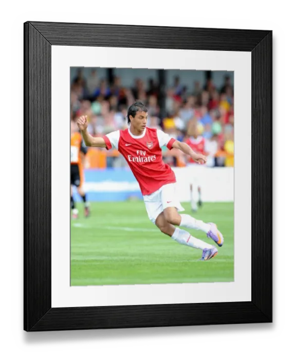 Framed Print : Marouane Chamakh Shines: Arsenal's 4-0 Pre-Season Victory over Barnet Framed Print : Marouane Chamakh Shines: Arsenal's 4-0 Pre-Season Victory over Barnet