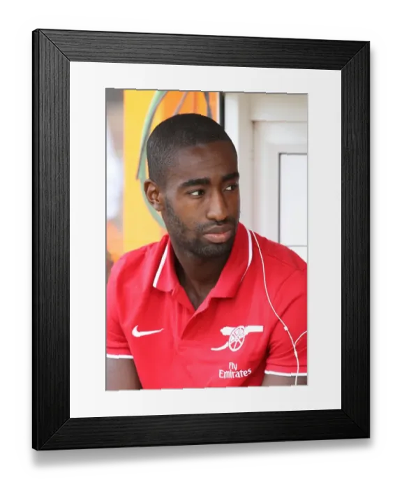 Framed Print : Arsenal's Johan Djourou Shines in 4-0 Pre-Season Victory Framed Print : Arsenal's Johan Djourou Shines in 4-0 Pre-Season Victory