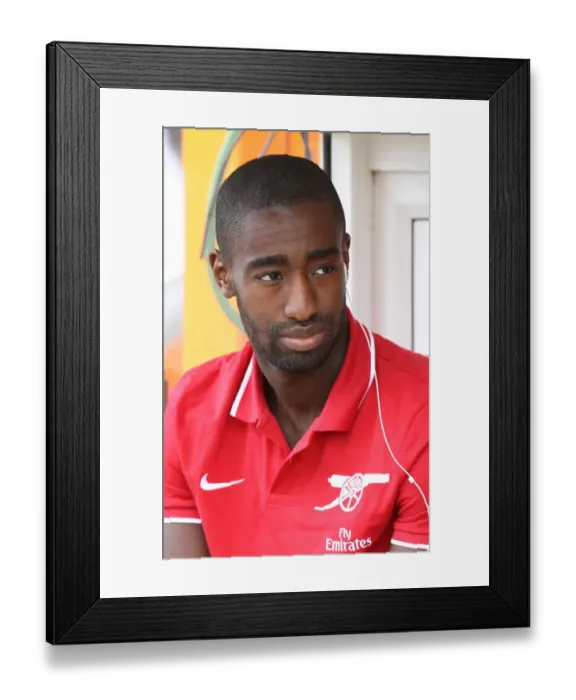 Framed Print : Arsenal's Johan Djourou Shines in 4-0 Pre-Season Victory Framed Print : Arsenal's Johan Djourou Shines in 4-0 Pre-Season Victory