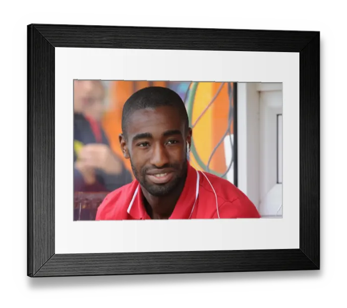 Framed Print : Arsenal's Johan Djourou Shines in 4-0 Pre-Season Victory Over Barnet Framed Print : Arsenal's Johan Djourou Shines in 4-0 Pre-Season Victory Over Barnet