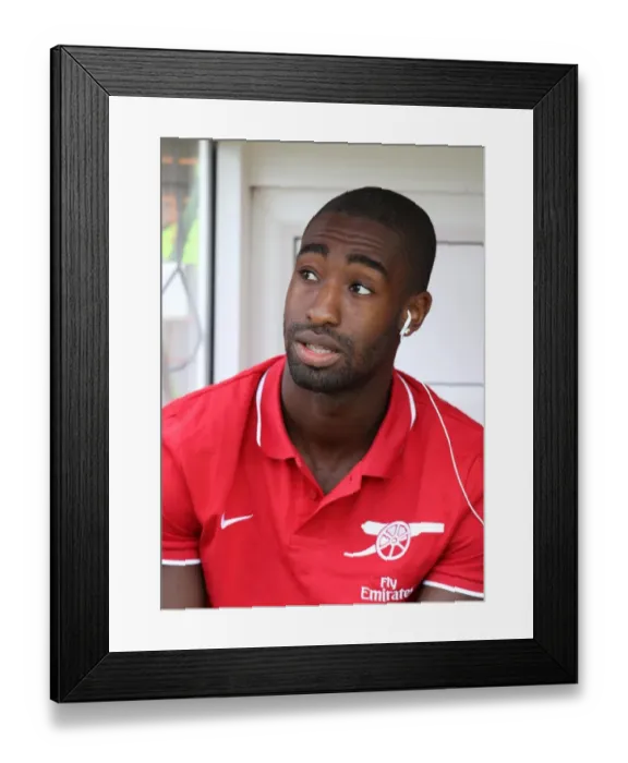 Framed Print : Arsenal's Johan Djourou Shines in 4-0 Pre-Season Victory Framed Print : Arsenal's Johan Djourou Shines in 4-0 Pre-Season Victory
