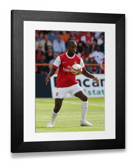 Framed Print : Arsenal's Johan Djourou Shines in 4-0 Pre-Season Victory Framed Print : Arsenal's Johan Djourou Shines in 4-0 Pre-Season Victory
