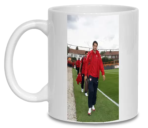 Lukasz Fabianski (Arsenal). Barnet 0: 4 Arsenal. Pre Season Friendly. Underhill